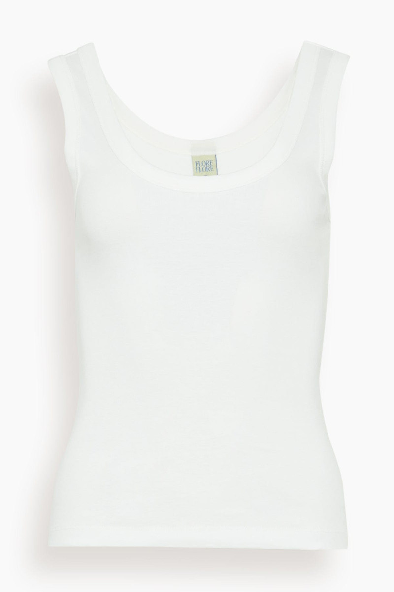 Hillie Tank in White 1