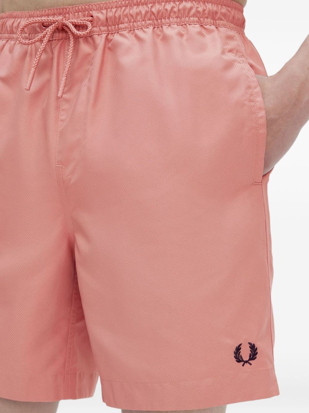 drawstring-waist swim shorts - 6