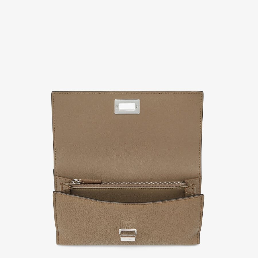 Beige leather wallet - 3