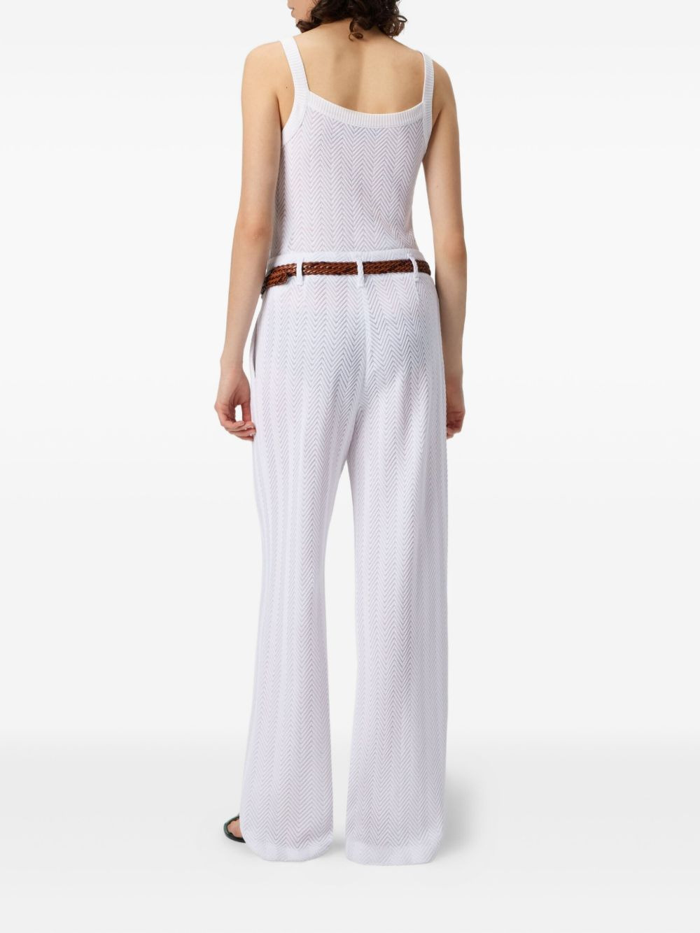herringbone  trousers - 3