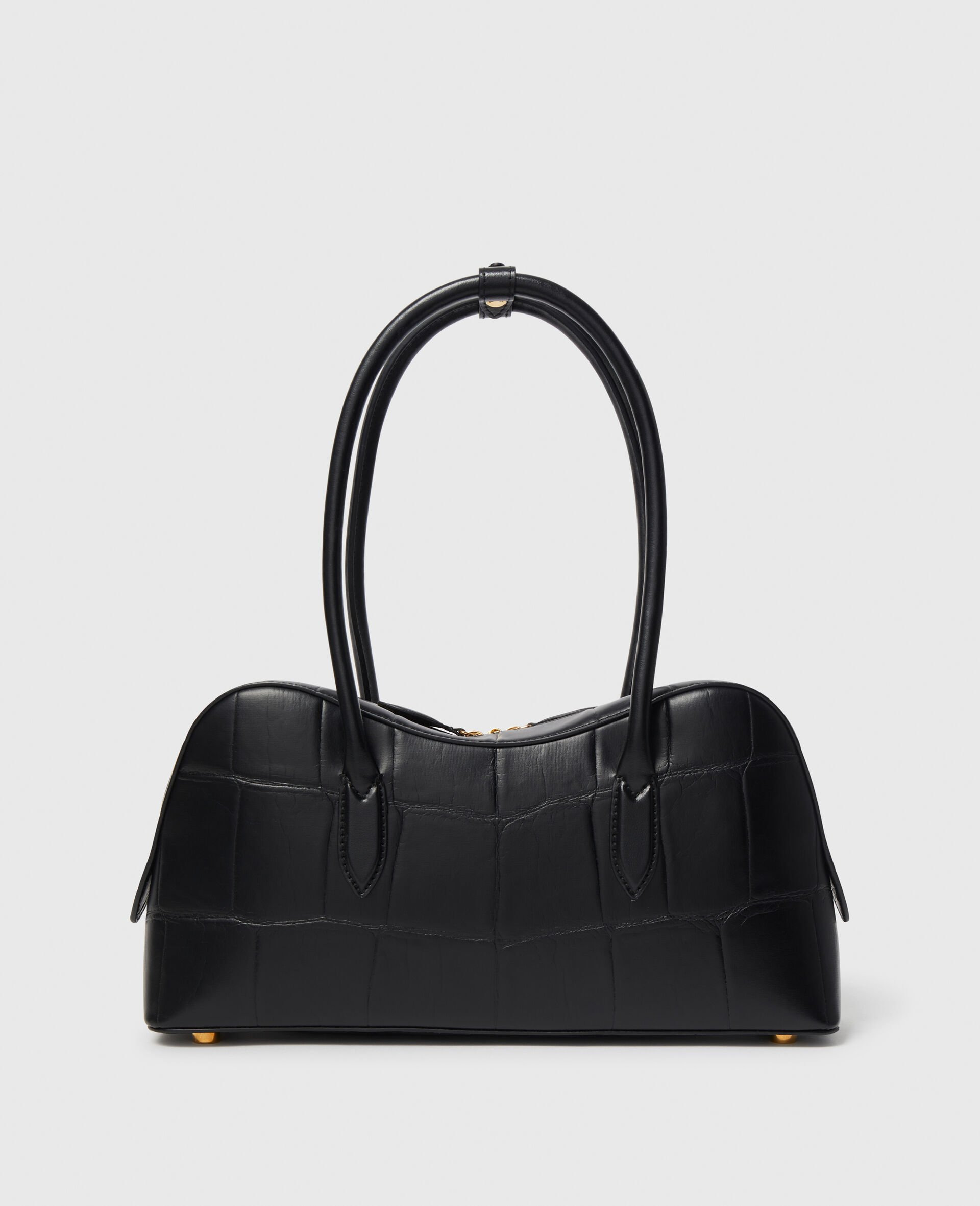 Ryder Crocodile-Embossed Shoulder Bag - 4