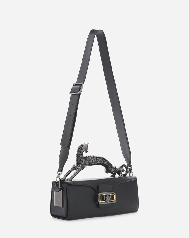 MEDIUM LEATHER PENCIL CAT BAG 3