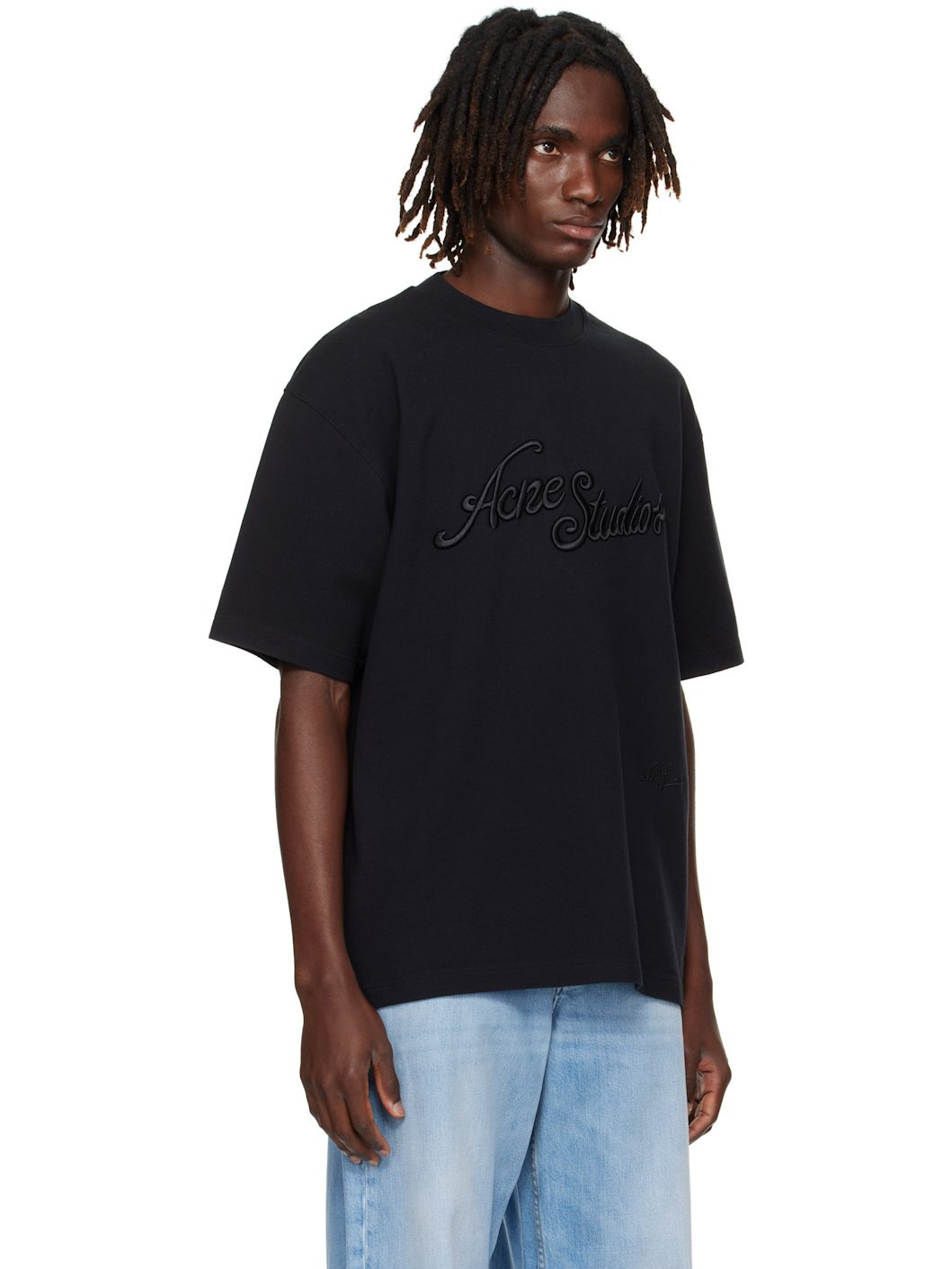 Black Logo Relaxed-Fit T-shirt - 2