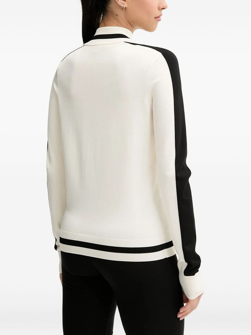 GUESS USA zip-front panelled sweatshirt outlook