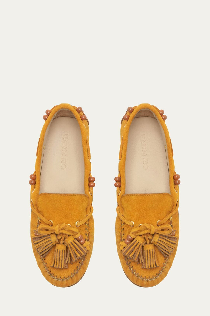 Caramel Tassel Suede Moccasin 4
