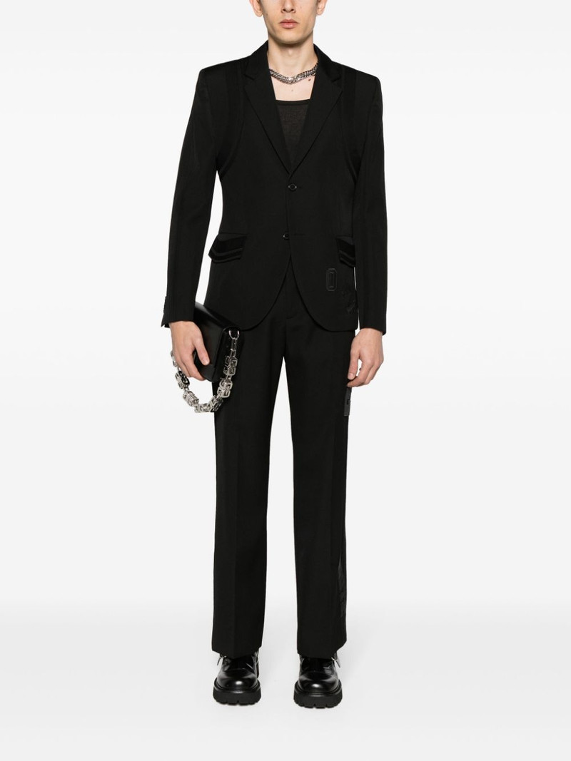 Off-White Varsity single-breasted blazer outlook