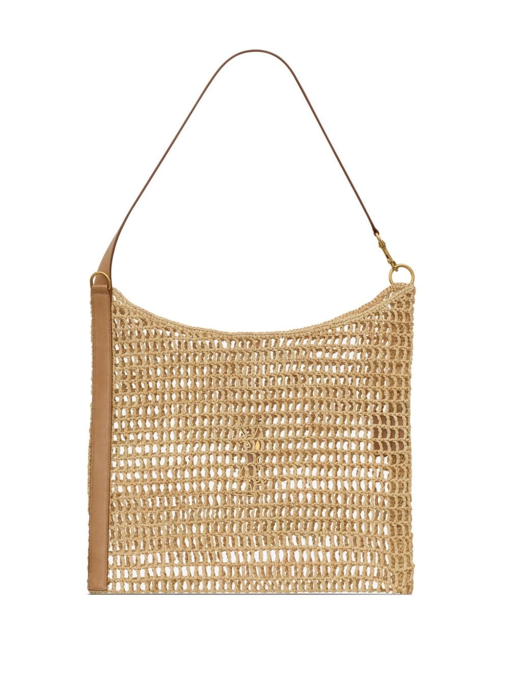 raffia crochet tote bag - 2