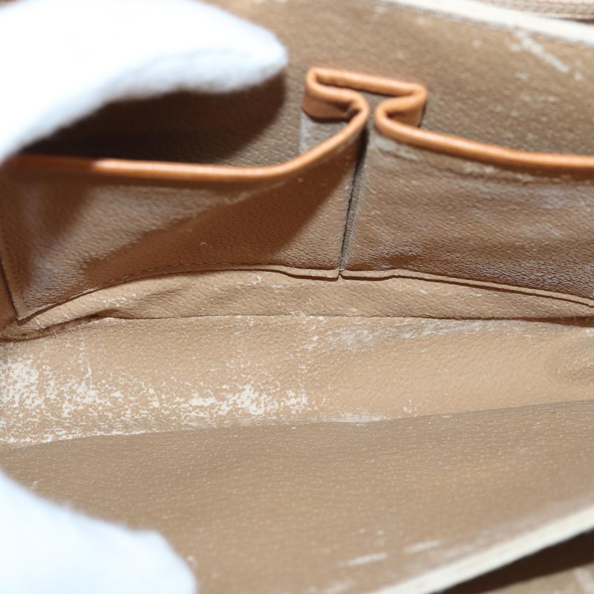 CELINE Macadam Canvas Shoulder Bag Pvc Leather Brown - 11