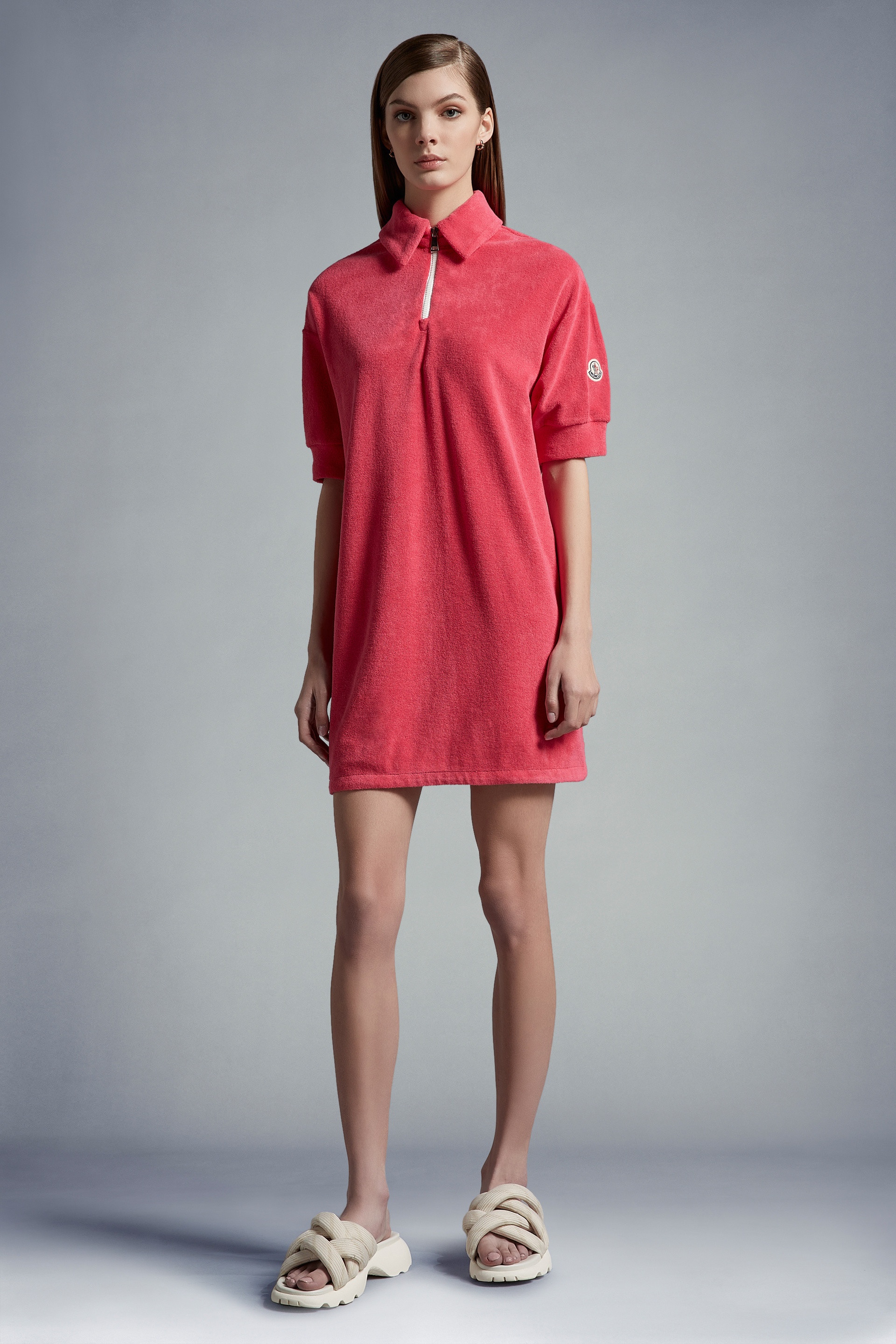 Terrycloth Polo Dress - 3
