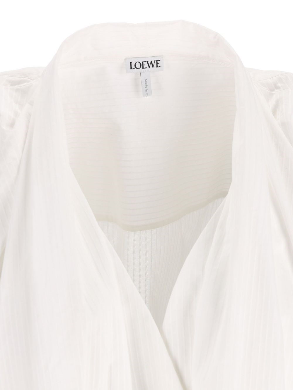 Cotton draped dress - 4