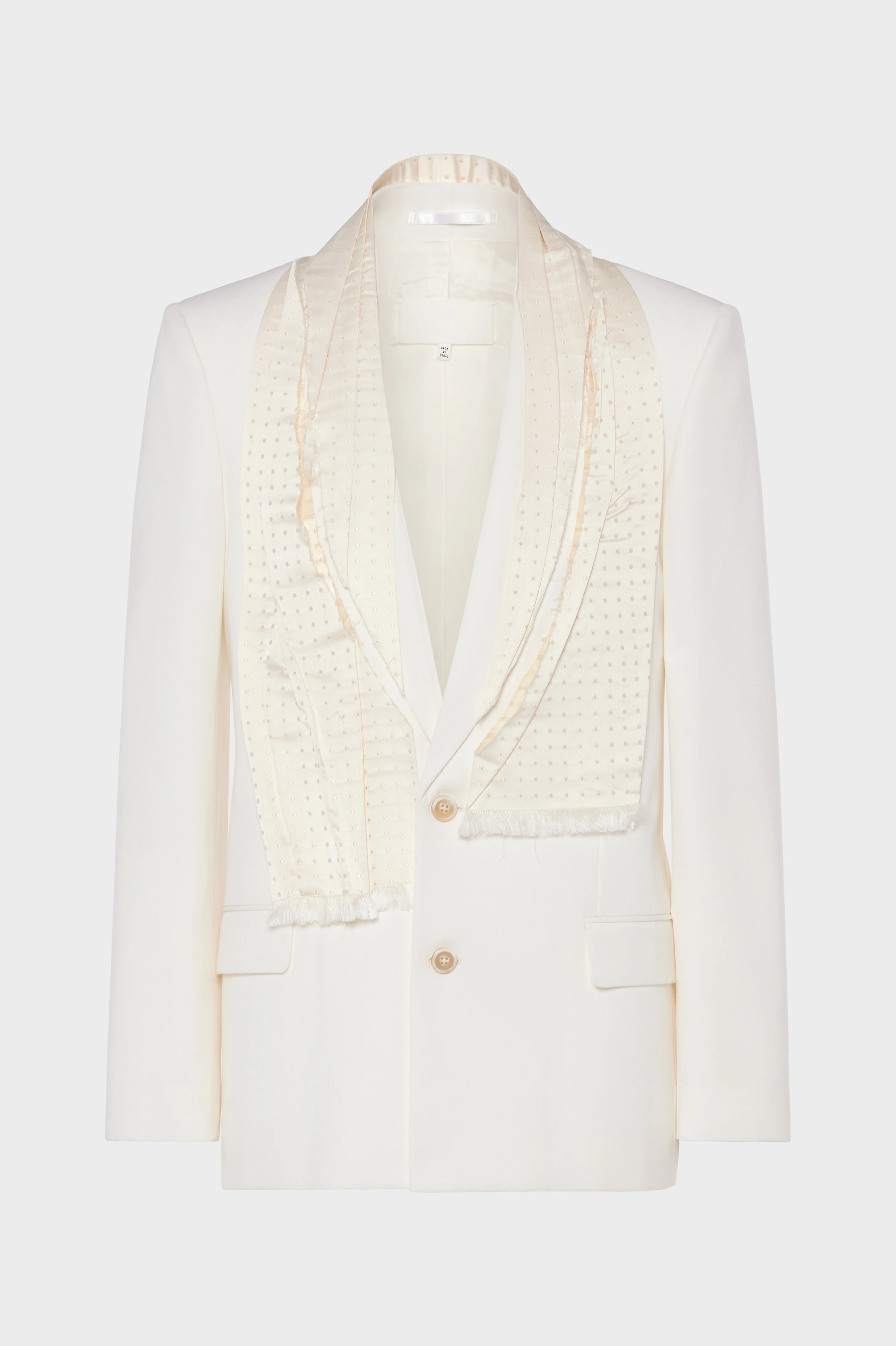 Wool Scarf Jacket - 1