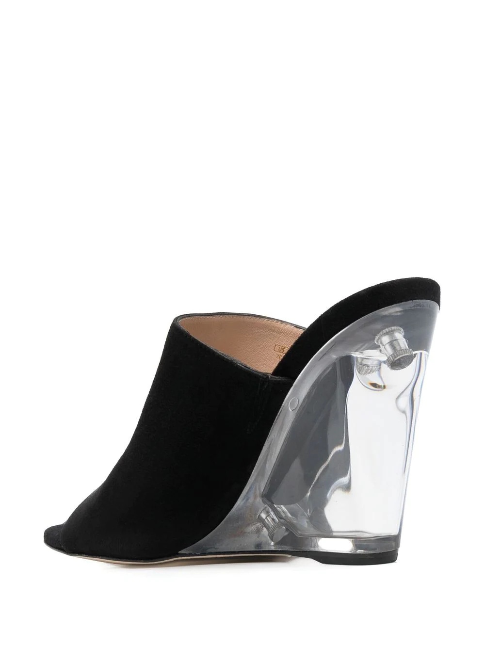 Sue transparent-heel mules - 3