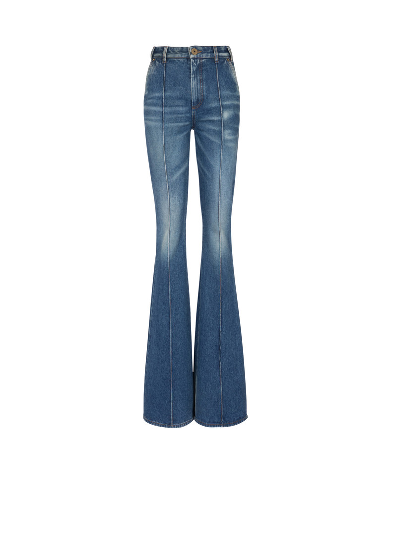 Flared denim jeans 1