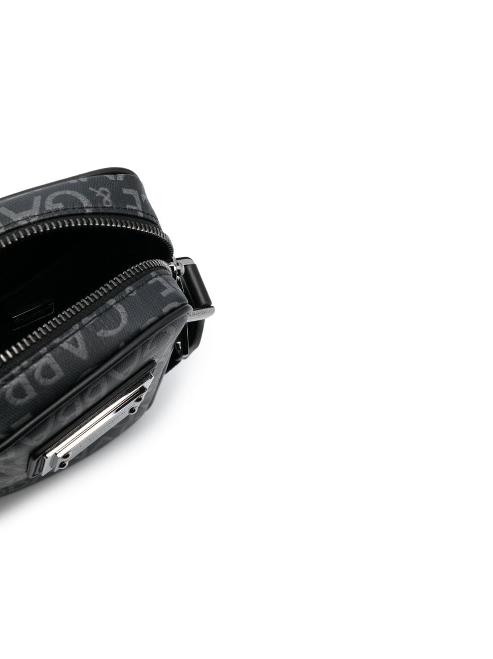 logo-print messenger bag - 5
