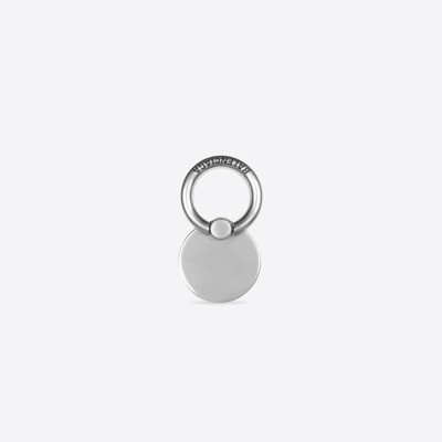 BALENCIAGA Cash Phone Ring Holder in Antique Silver outlook