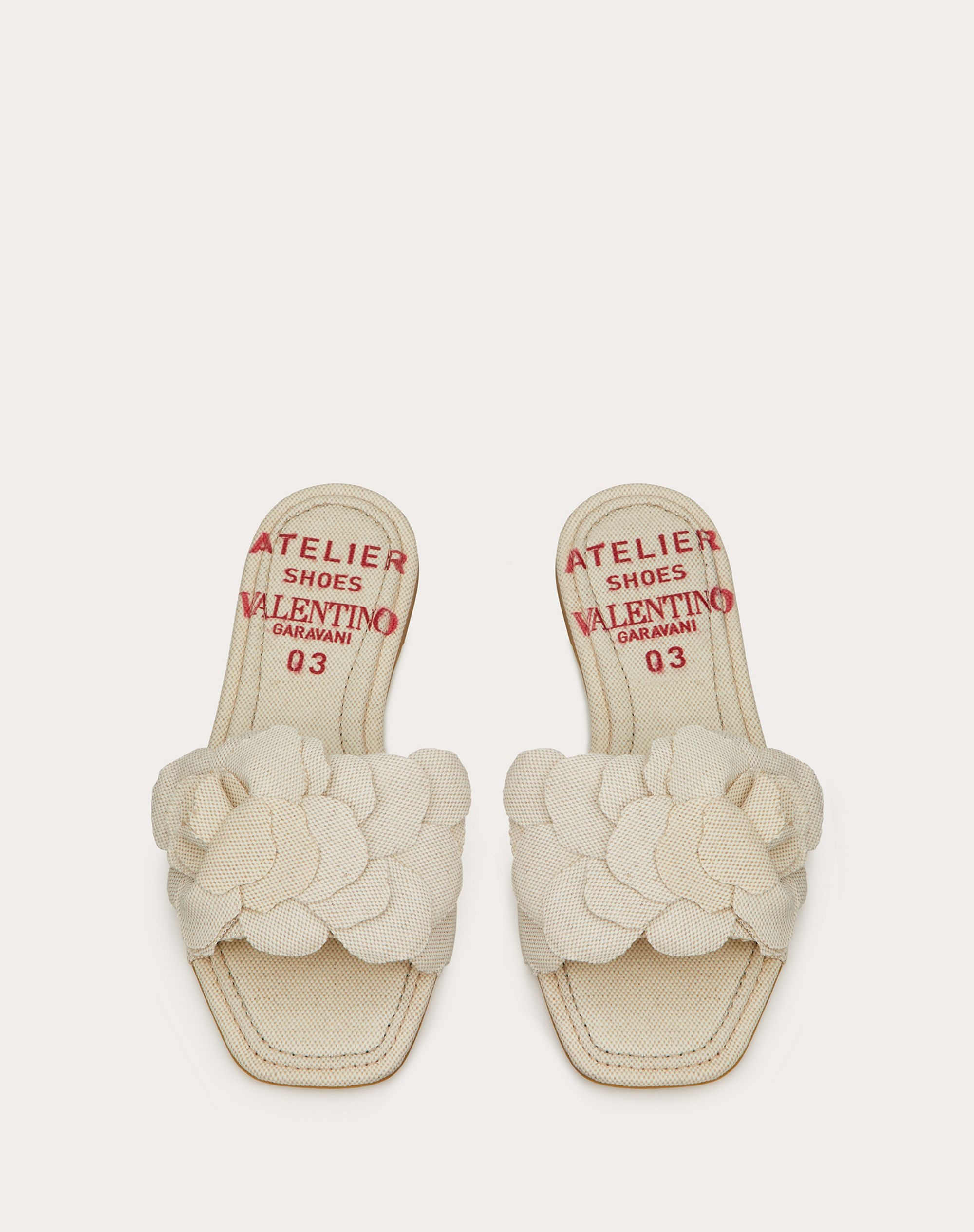 Valentino Garavani Atelier Shoes 03 Rose Edition Slide Sandal - 4