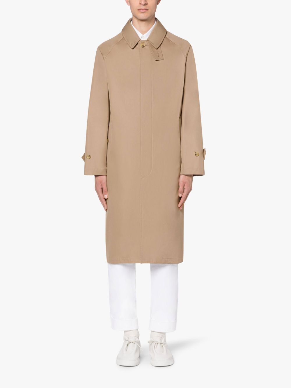 SELWYN SAND GABARDINE COTTON COAT | GMC-113 - 2