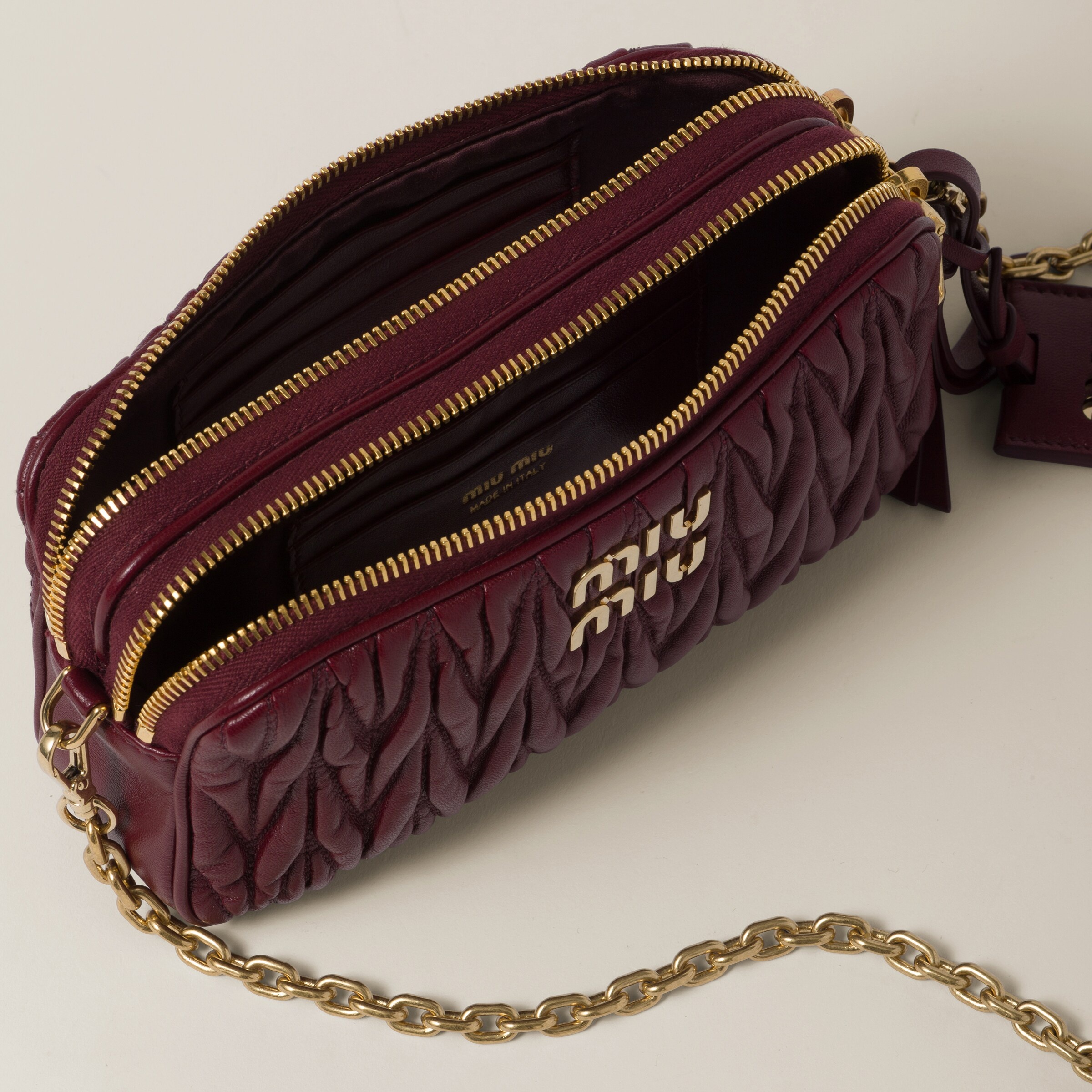 Matelassé nappa leather mini-bag - 6