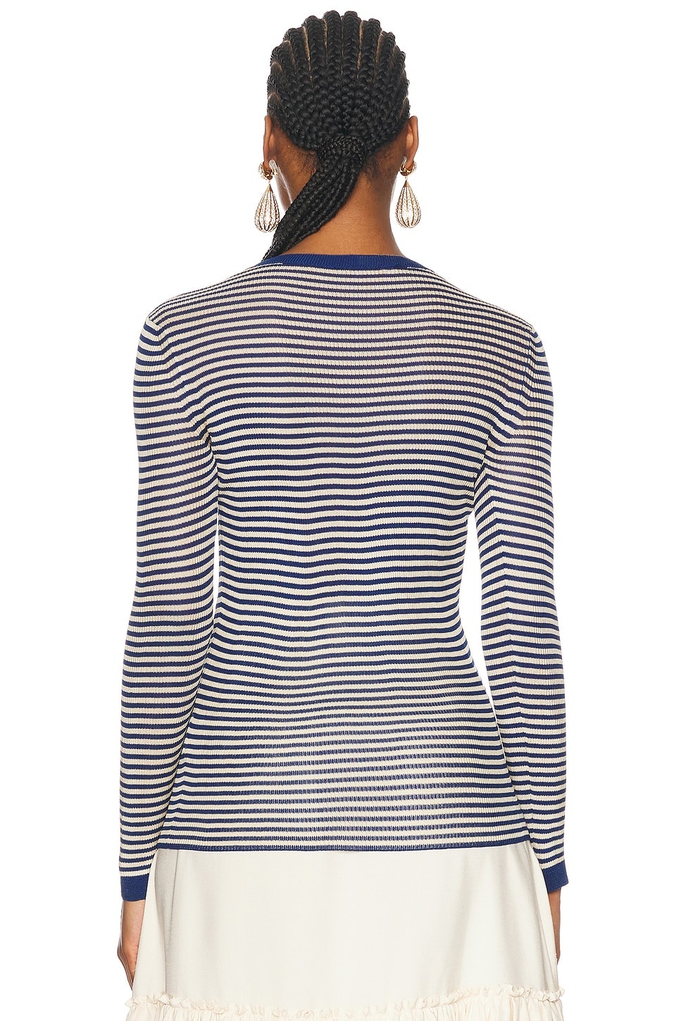 Striped Long Sleeve Top - 4