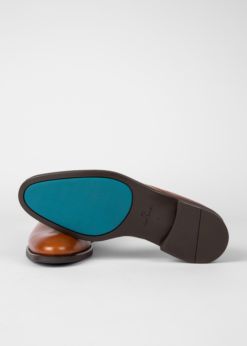 Tan Leather 'Bayard' Derby Shoes 4