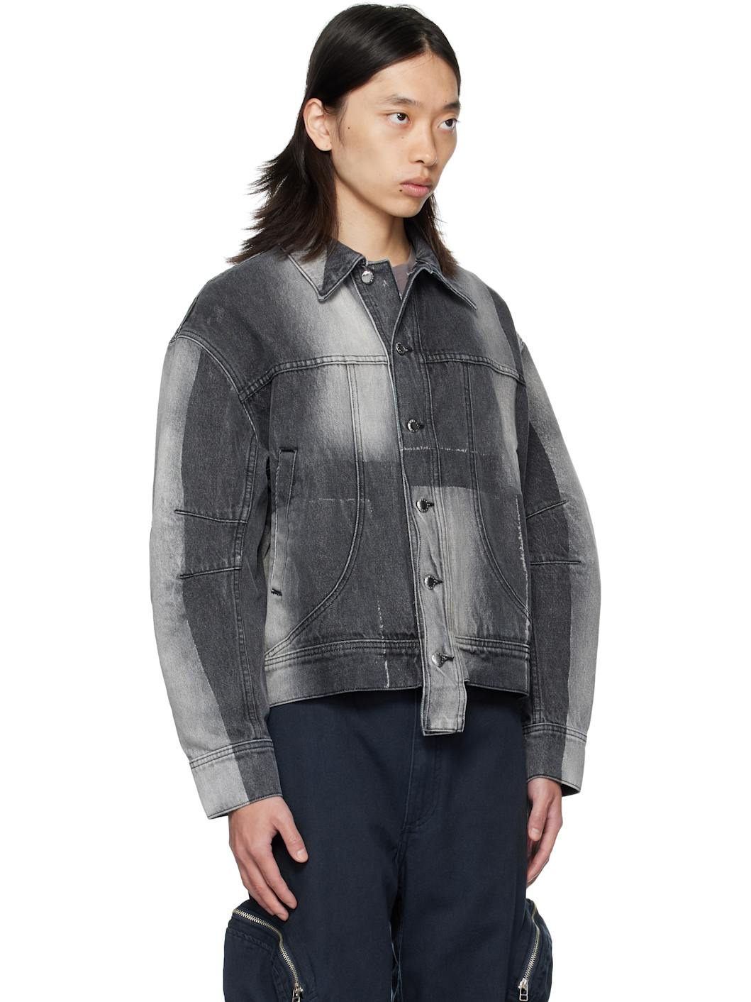 Gray 'El Jacket Redux' Denim Jacket - 2