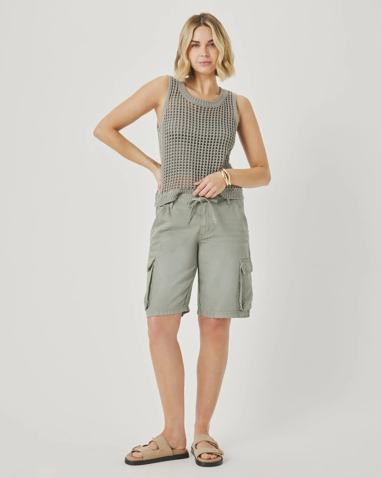 Lounge Denim Cargo Short - 1