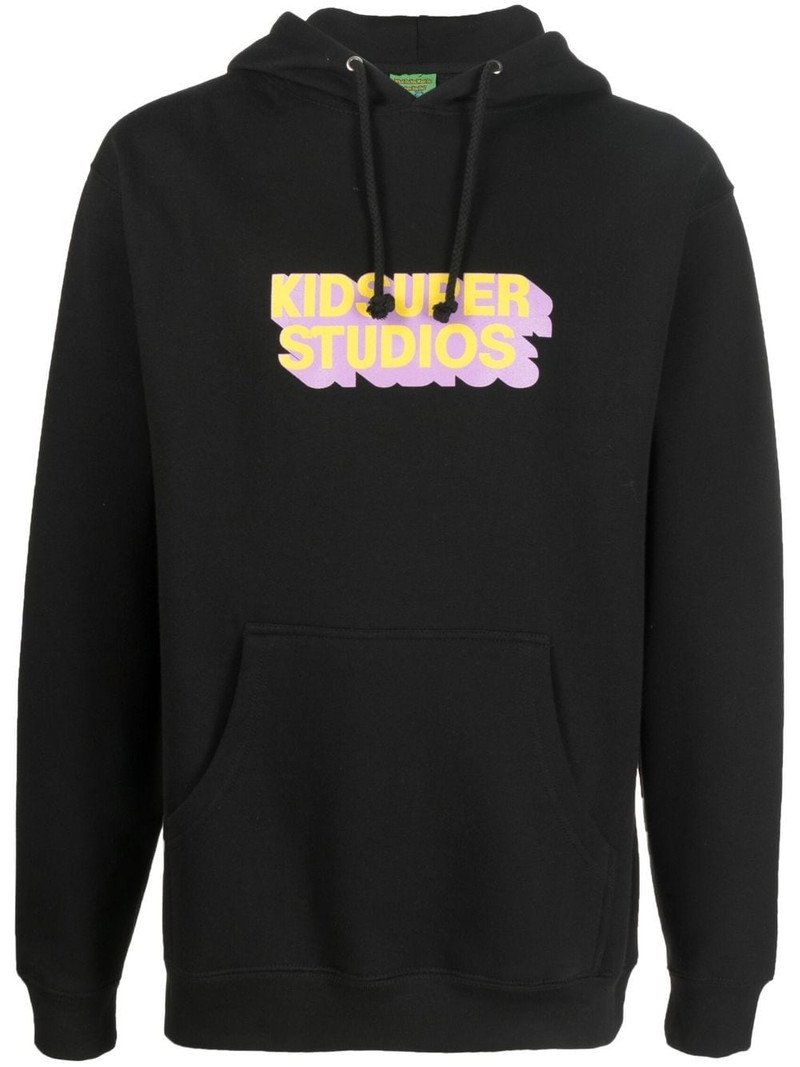 3D logo-print hoodie 1
