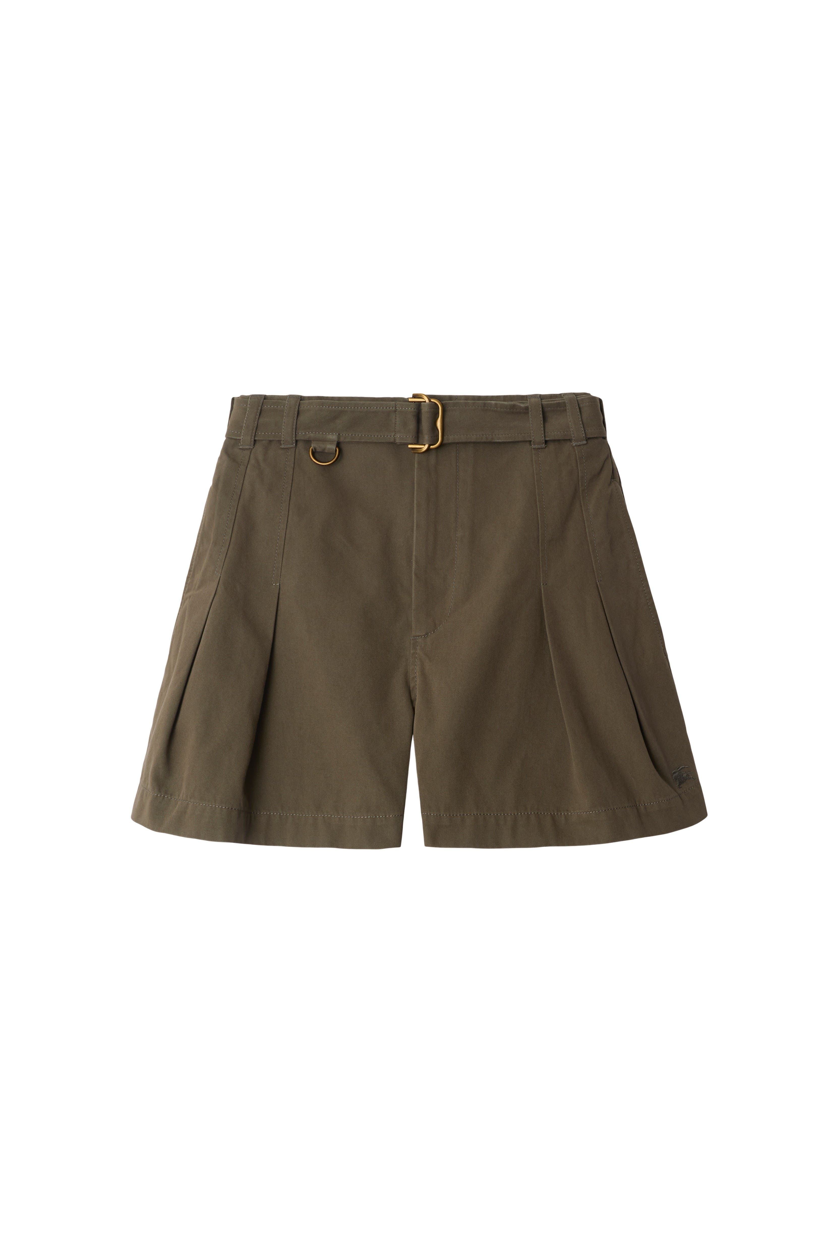 burberry Gabardine Belted Shorts in Military at Nordstrom - 2