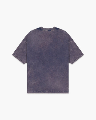 We11done Purple Multi Logo Print T-Shirt outlook
