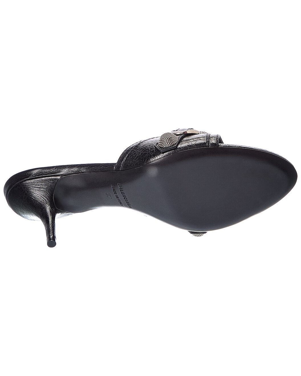 Balenciaga Cagole Leather Sandal - 4