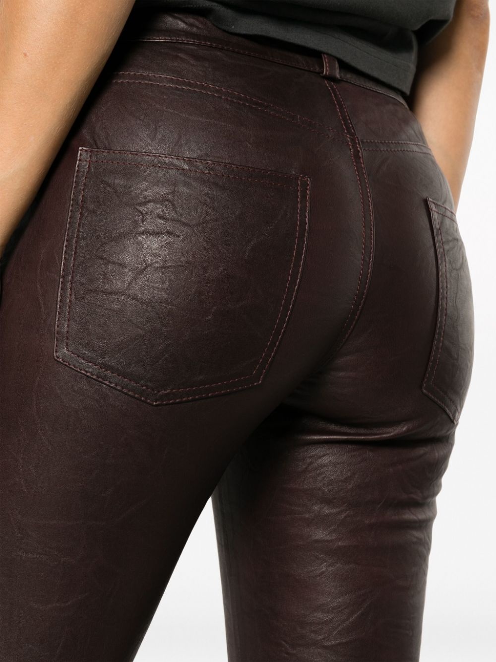 Phlame skinny leather trousers - 5