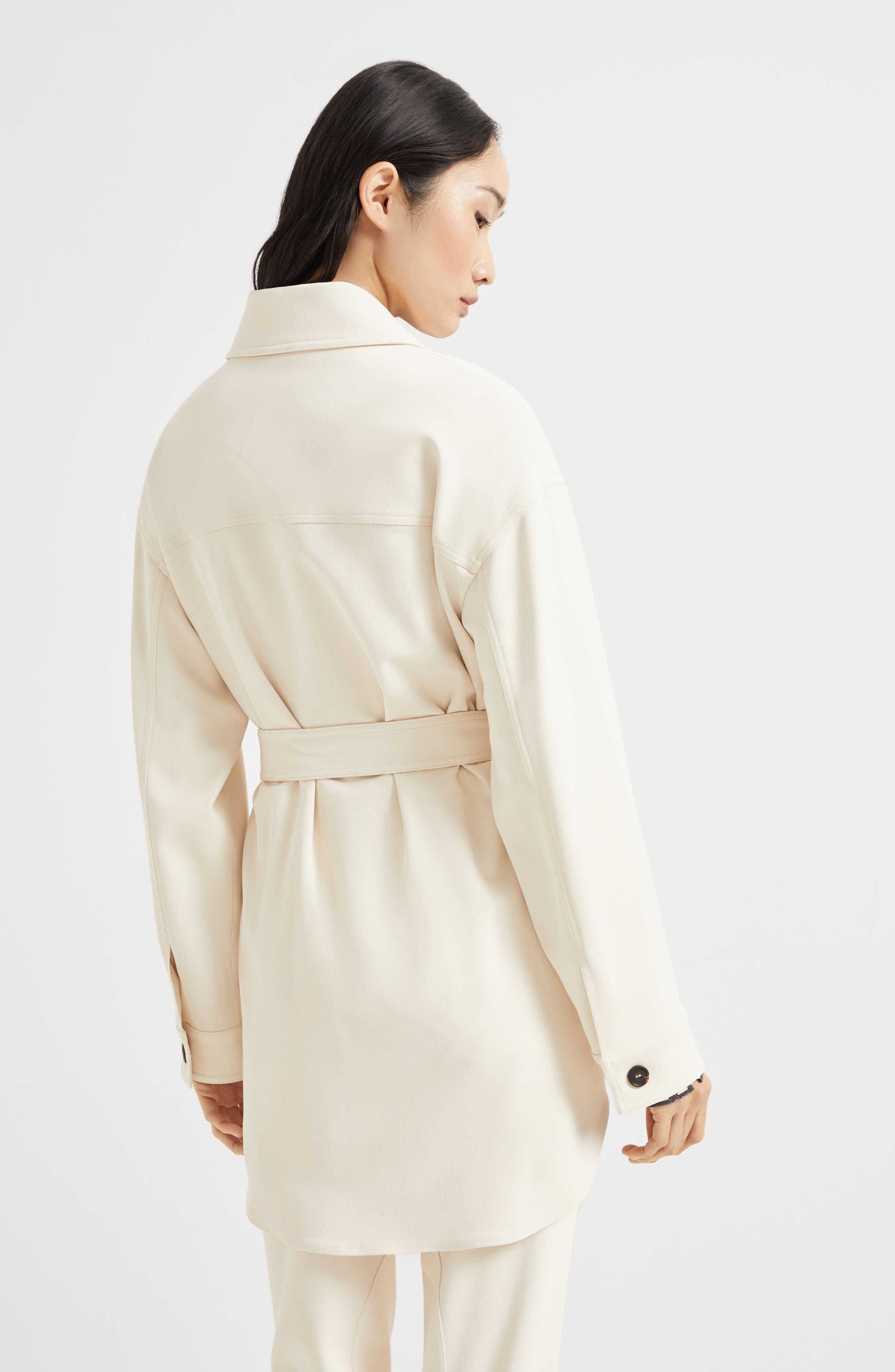 Brunello Cucinelli Twill blazer with monili in Panama at Nordstrom - 3