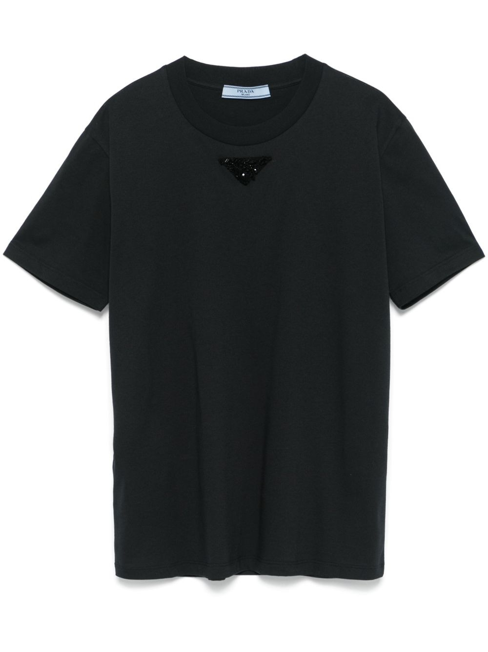 bead-embellished T-shirt - 1