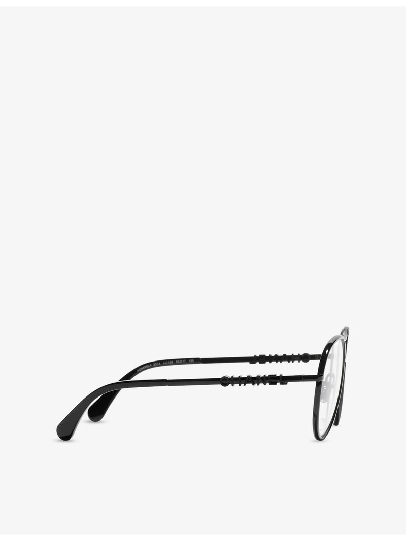 CHANEL CH2214 Round-Frame Metal Optical Glasses outlook