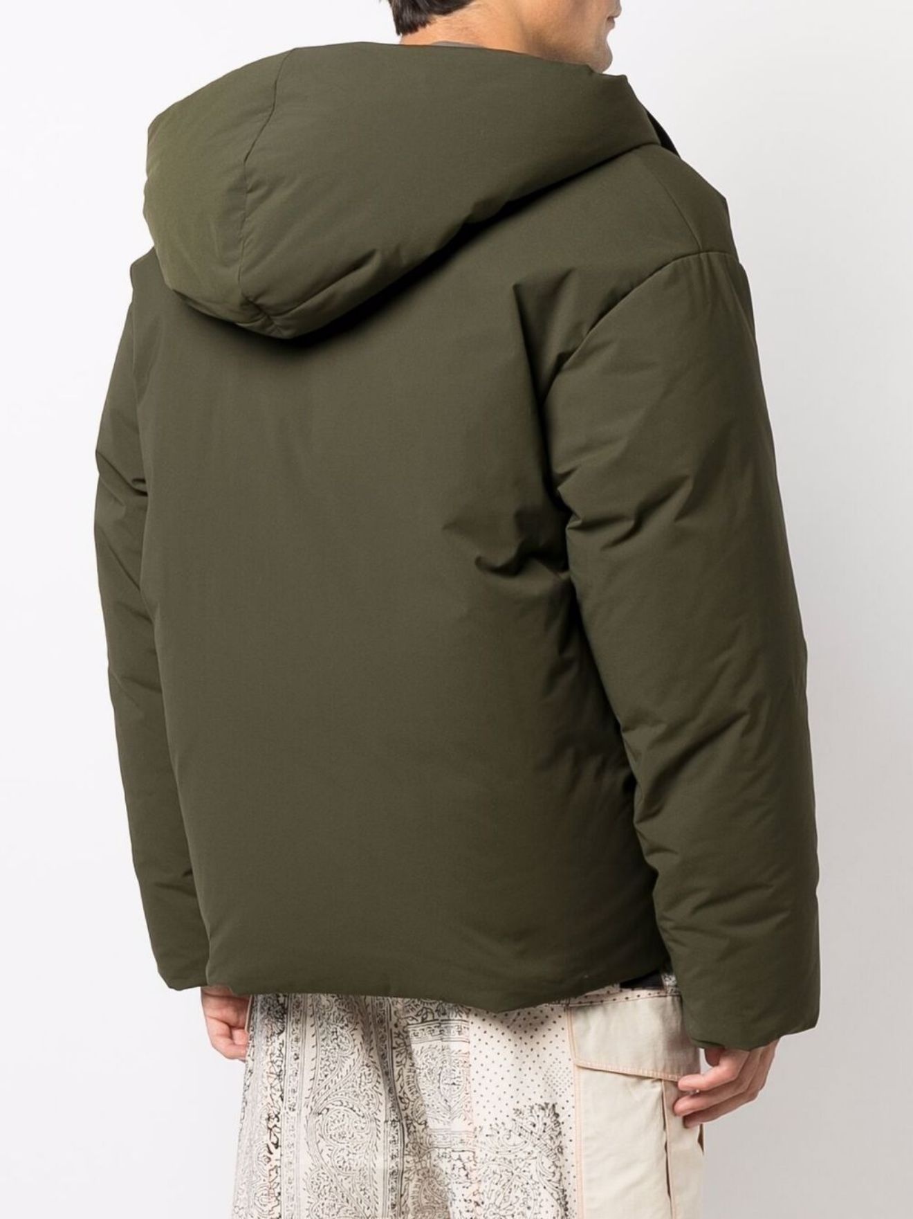 padded zipped hooded jacket - 4