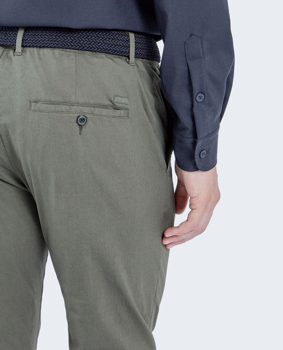 Stretch nylon and cotton Travel Trousers - 5