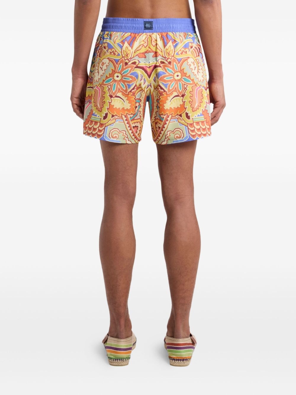 floral-print swim shorts - 3