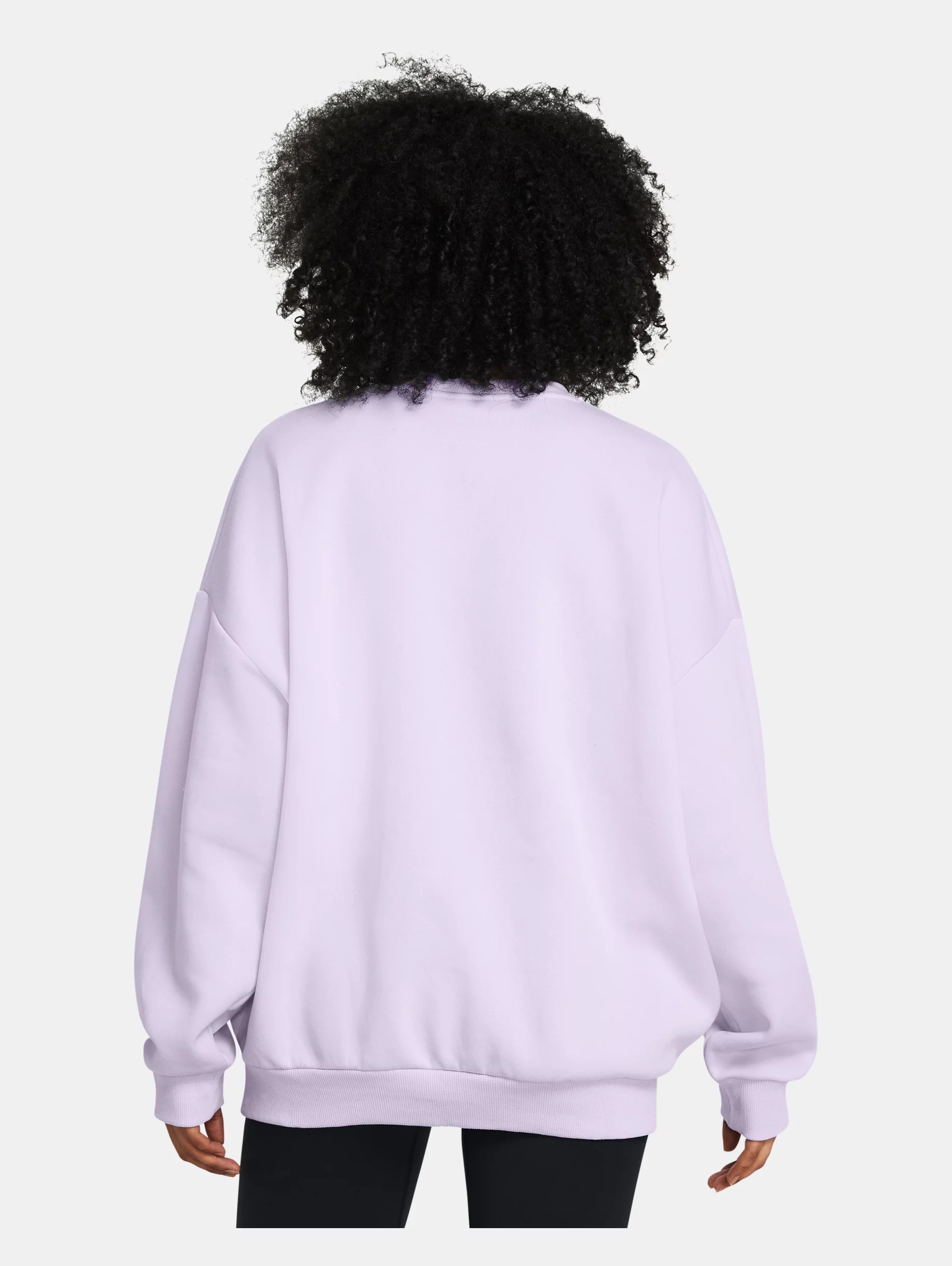 Women's UA Rival Fleece Oversized Crew - 4