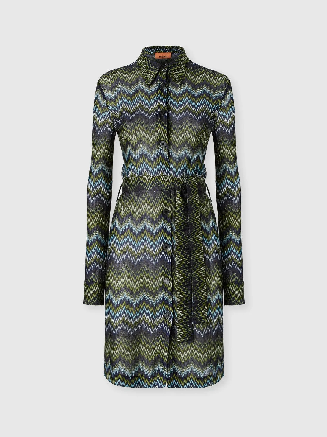 Midi shirt dress in viscose - 1