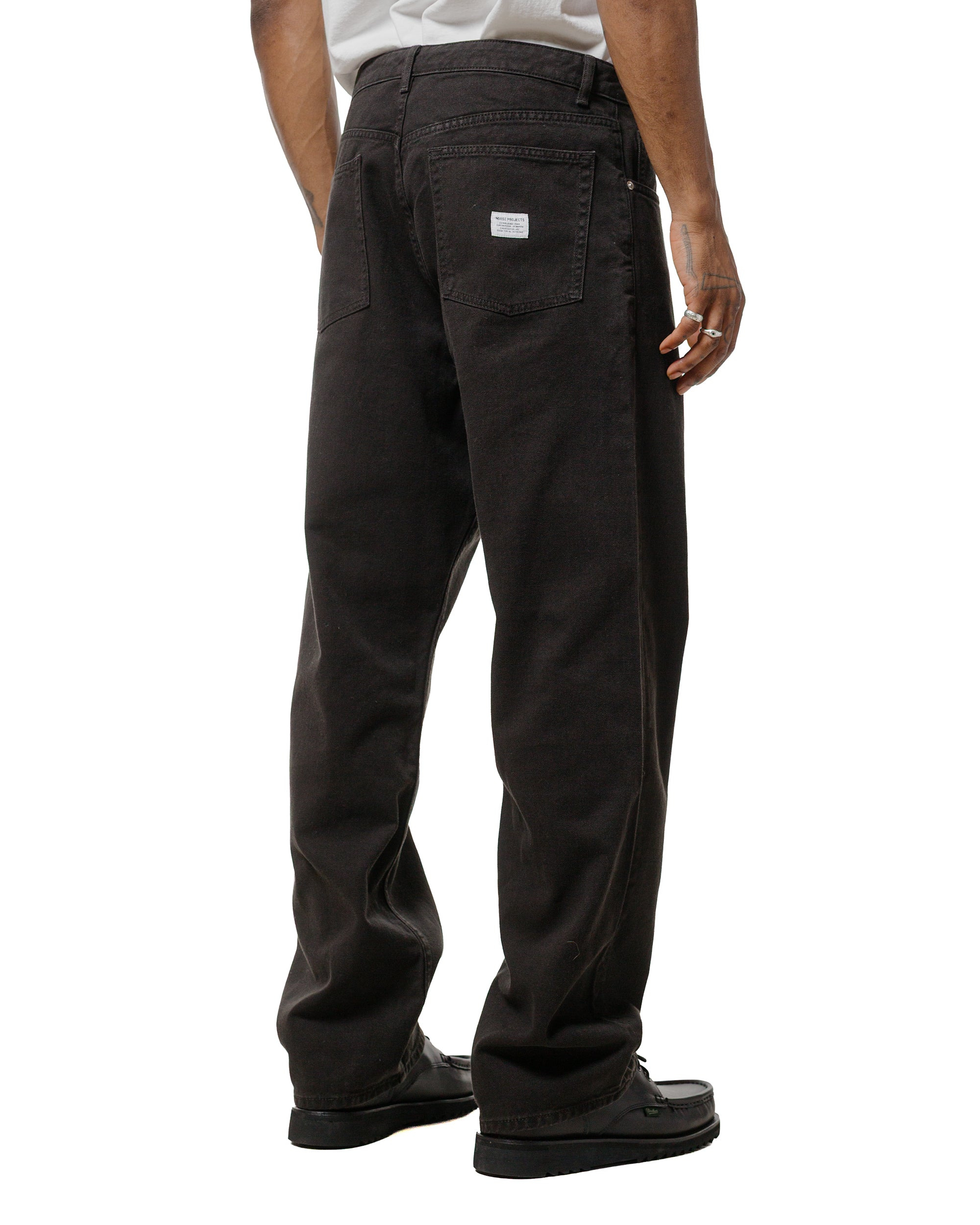 Mogens Relaxed 5 Pocket Heavy Twill Black - 3