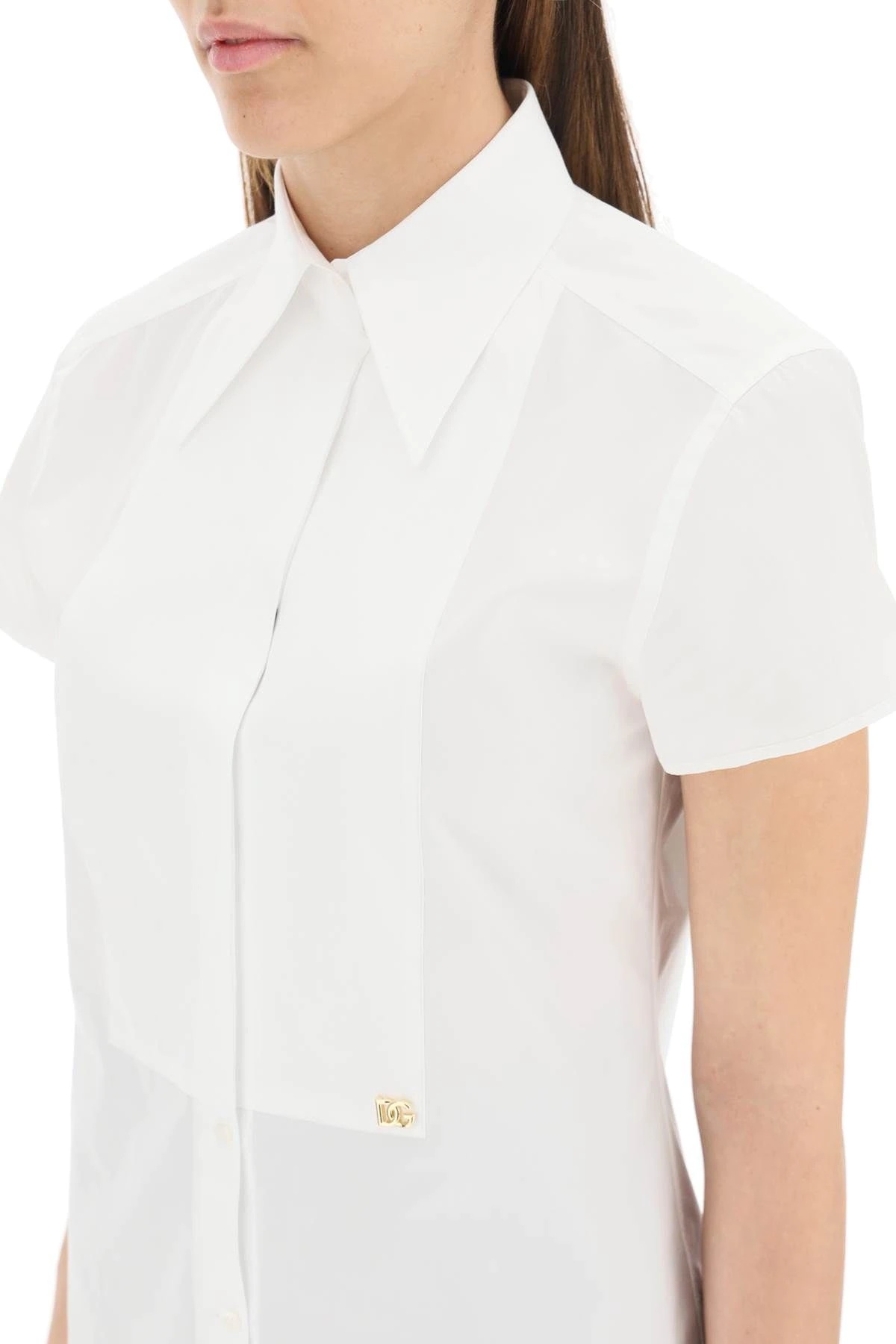 SHORT SLEEVE SHIRT WITH PLASTRON - 5