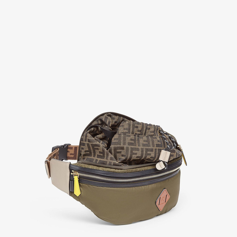 Green nylon backpack 5