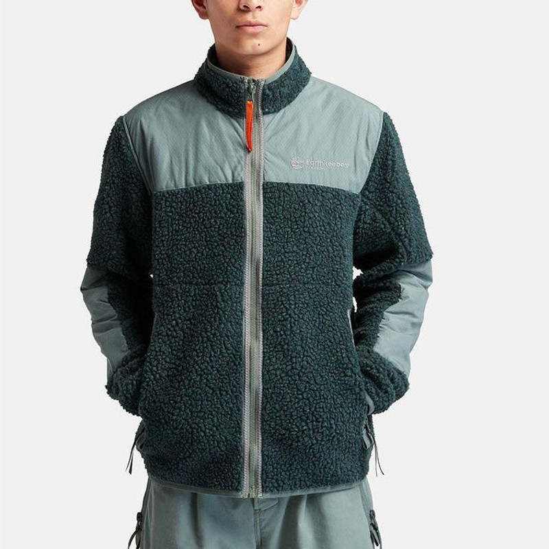 Timberland TimberlandEarthkeepers by Raeburn High-Pile Wool Fleece Jacket 'Balsam Green' A617H-392 outlook