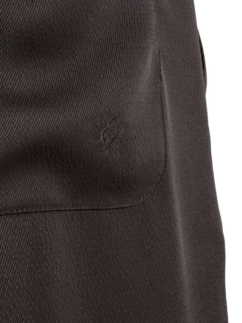 elasticated tapered trousers 3