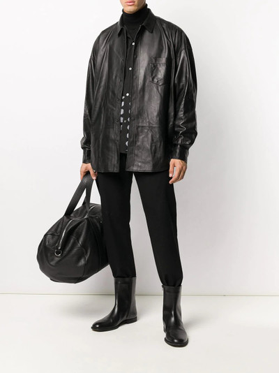 JUUN.J longsleeved leather shirt outlook