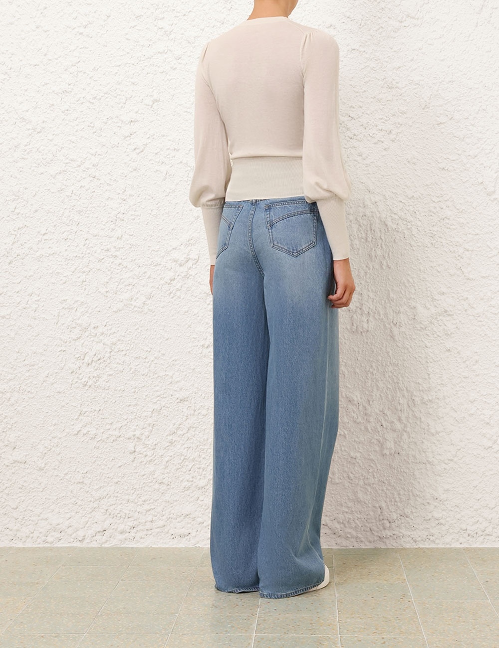 BLOUSON CASHMERE SWEATER - 4