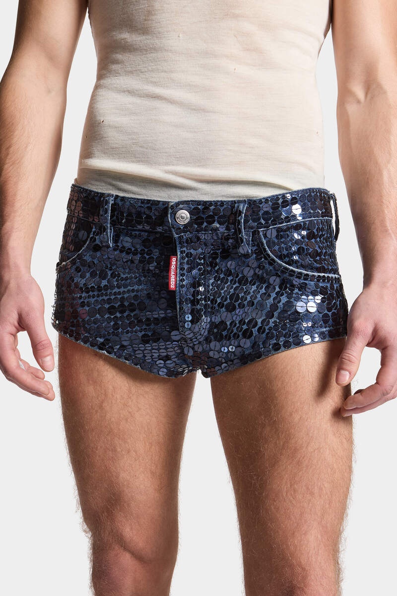 BLUE SUPERNOVA MICRO SHORT PANTS - 5