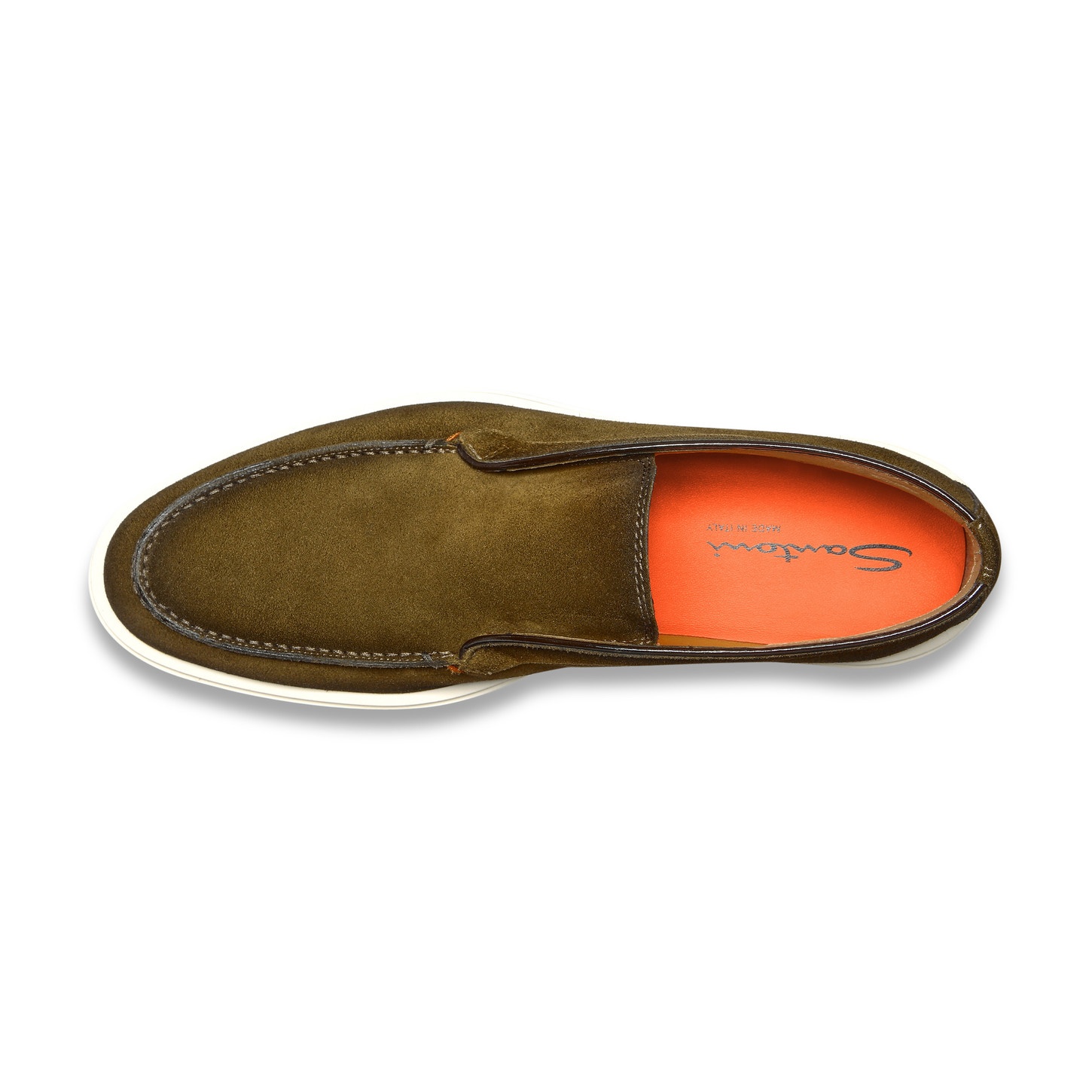 Men's green suede desert boot - 5
