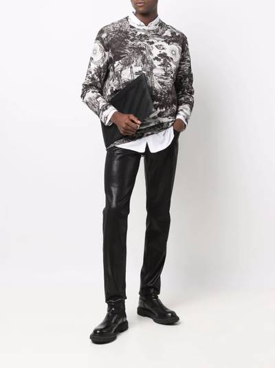 PHILIPP PLEIN Iconic Plein straight-cut jeans outlook