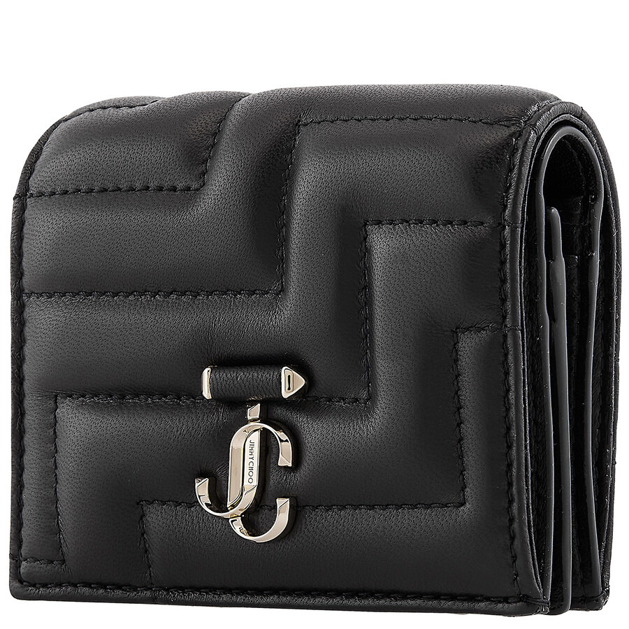 Jimmy Choo Hanne JC Emblem Leather Wallet - 3